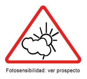 fotosensibilidad: ver prospecto